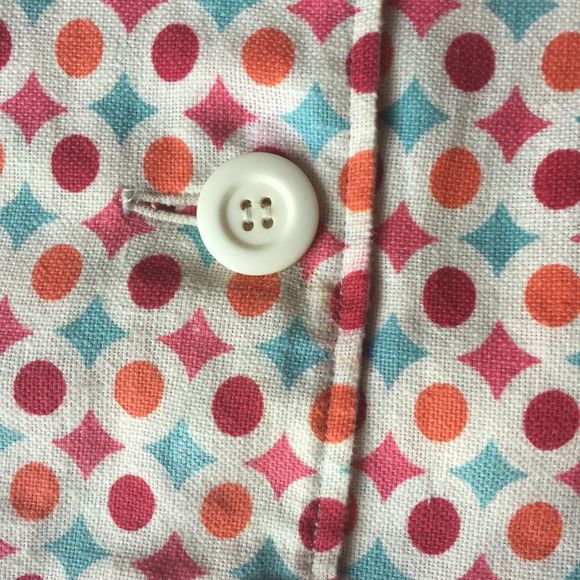 Red Herring London Linen Cotton Spring Coat Size 12 EU US 8 - Picture 16 of 16